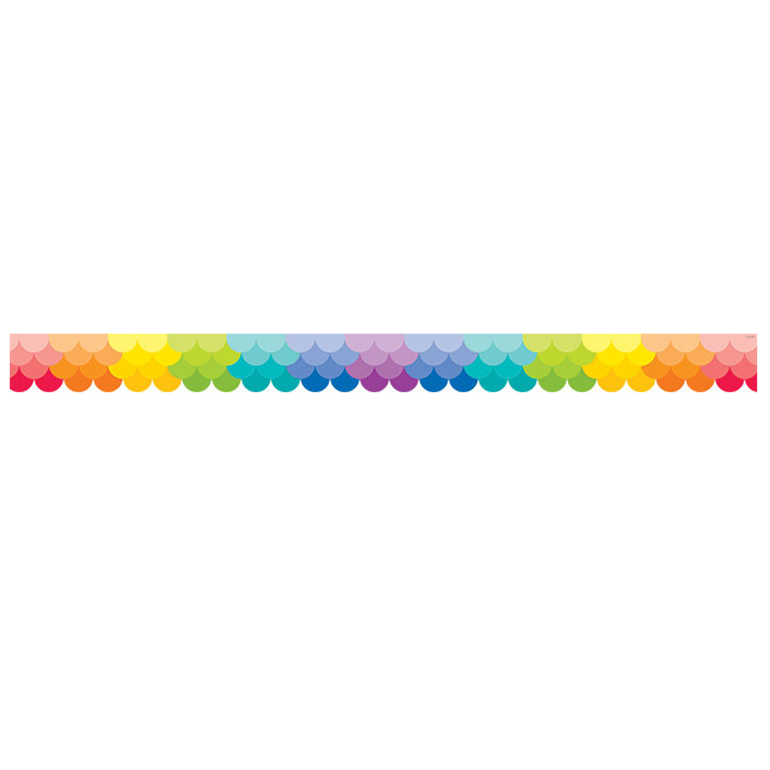 Painted Palette Ombre Rainbow Scallops Border (CTP0186)