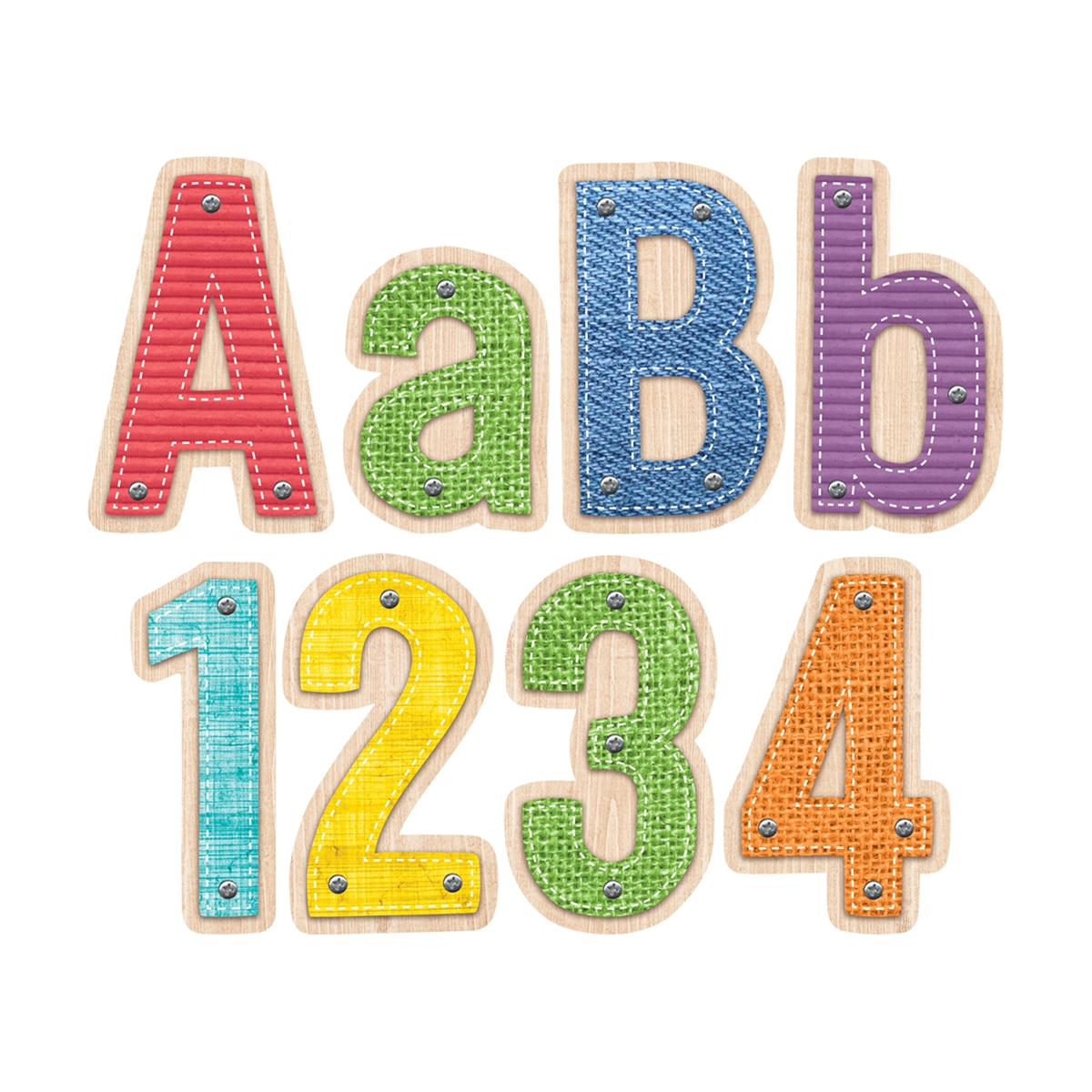 Upcycle 4" Designer Bulletin Board Letters | Becker's