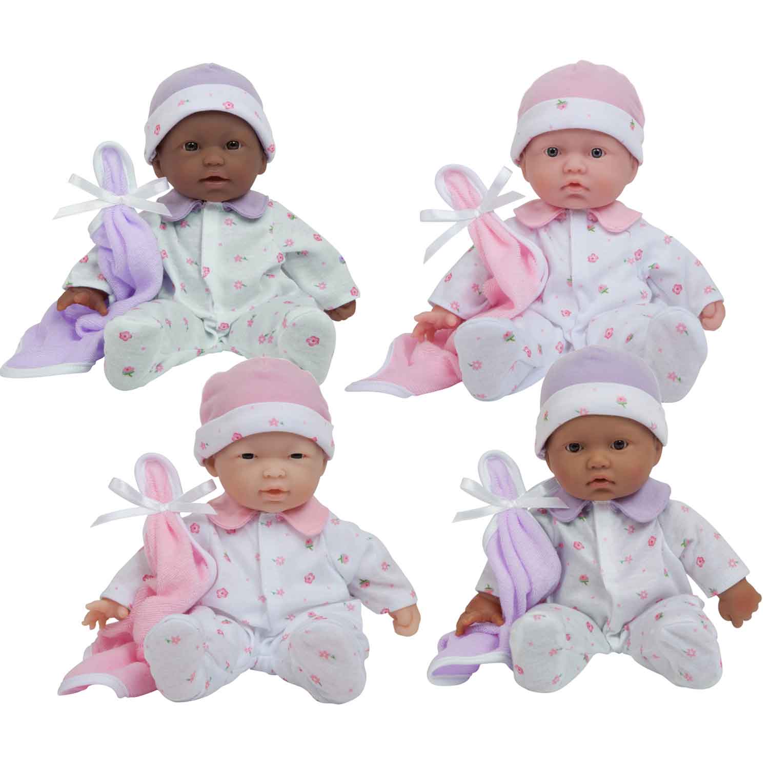 Sweet and Soft Babies Doll Set, Ethnically Diverse Becker's School
