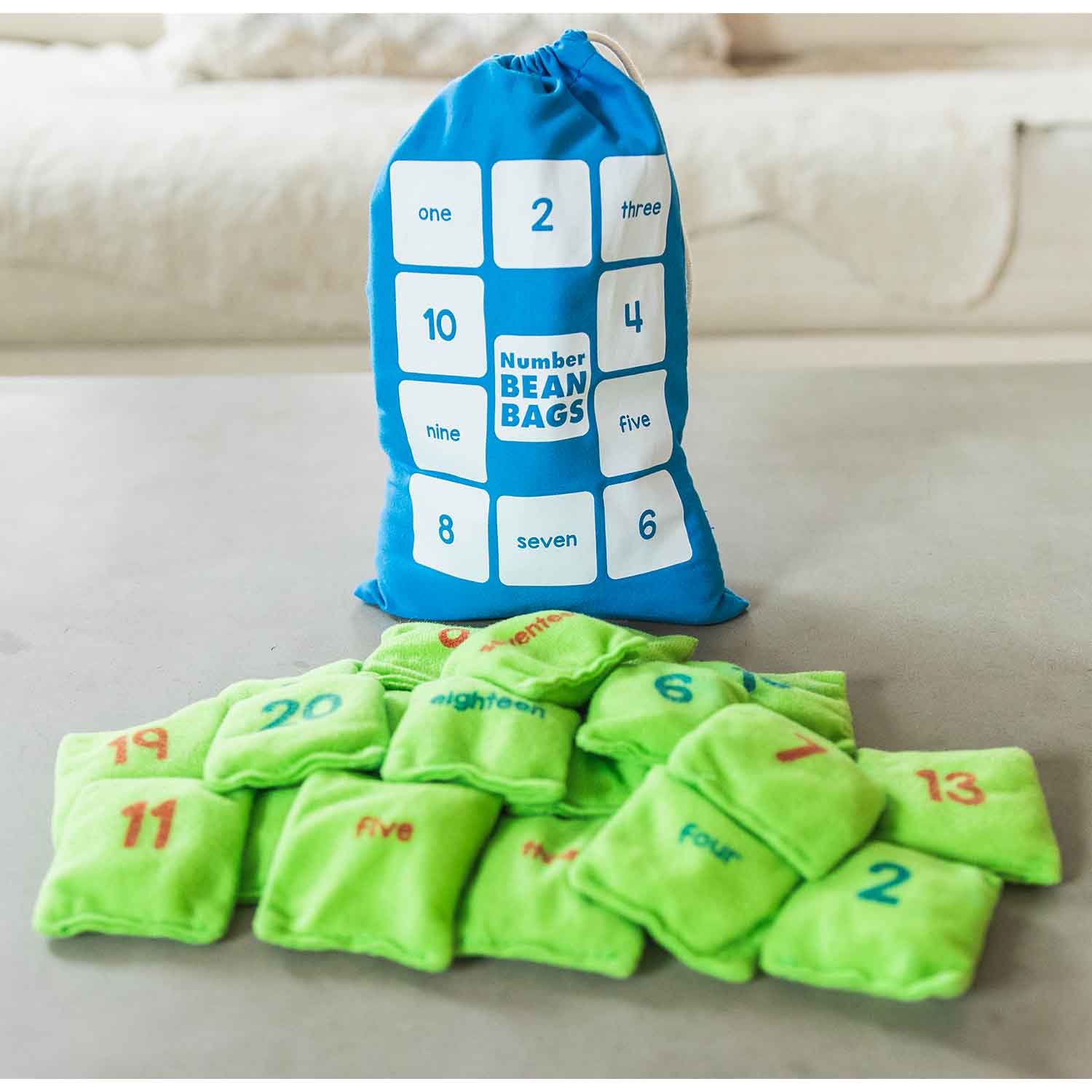 Number Bean Bags | Becker's School Supplies
