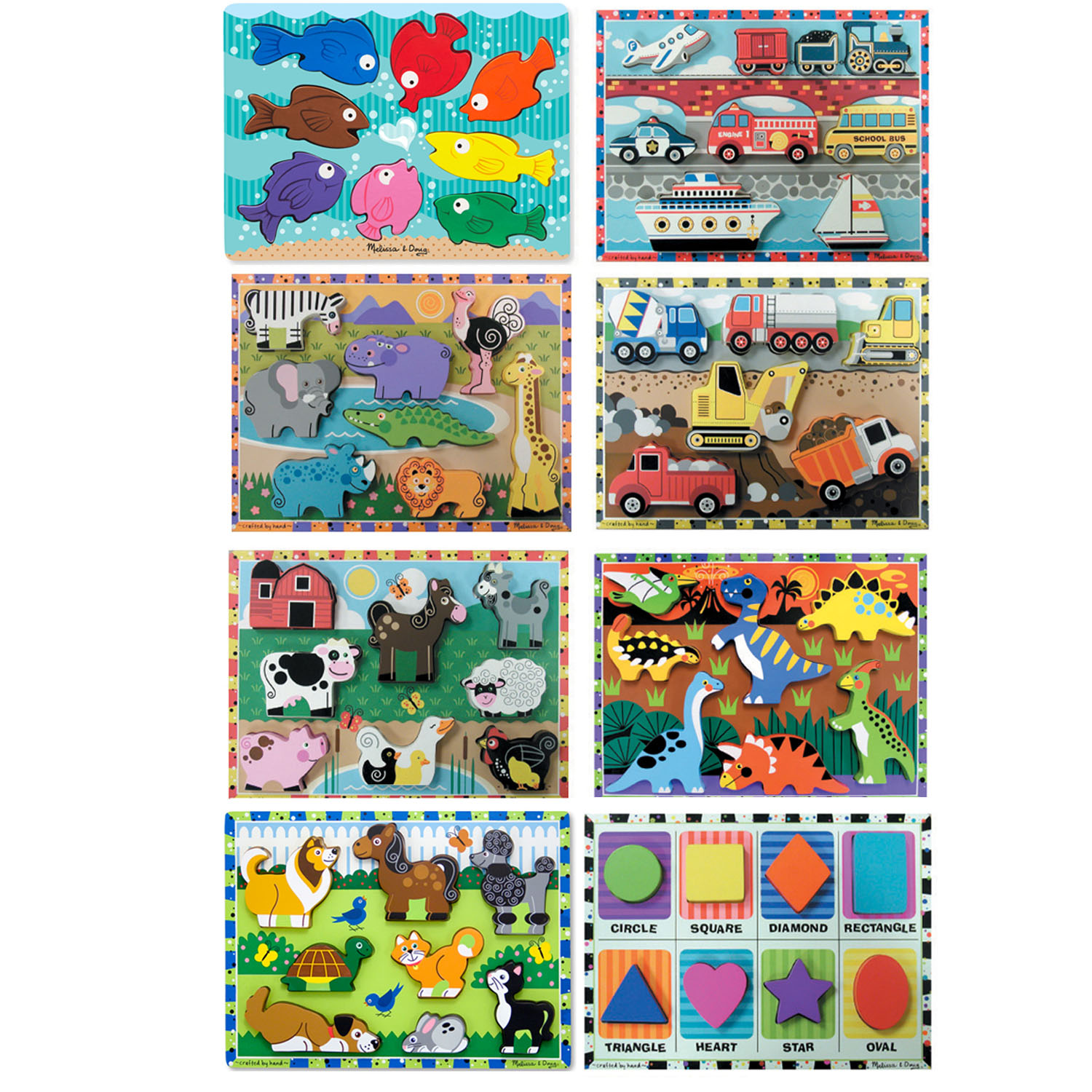 Melissa & Doug® Chunky Puzzle Set Becker’s School Supplies