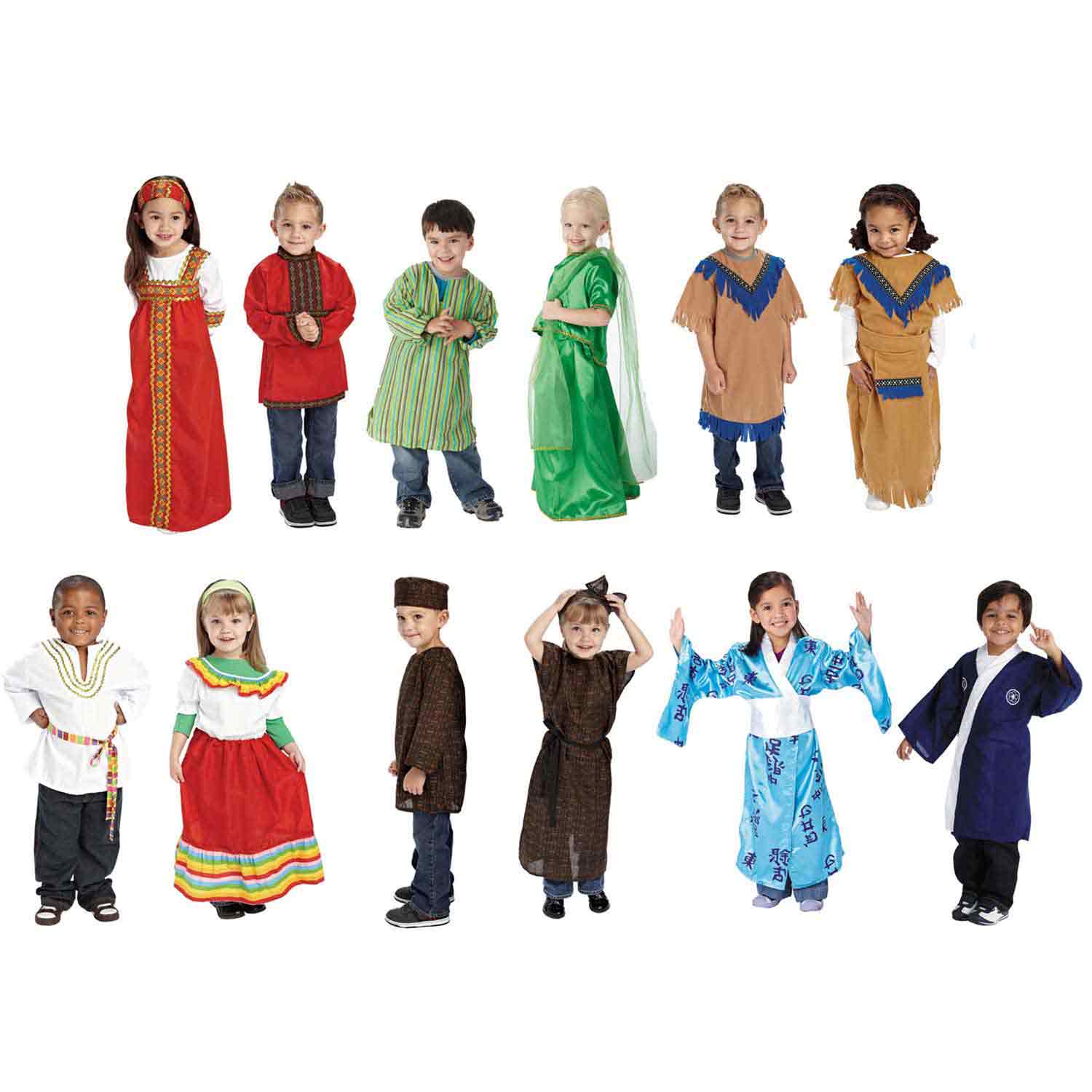 Multicultural Ceremonial Dress Up Costumes Becker's School Supplies