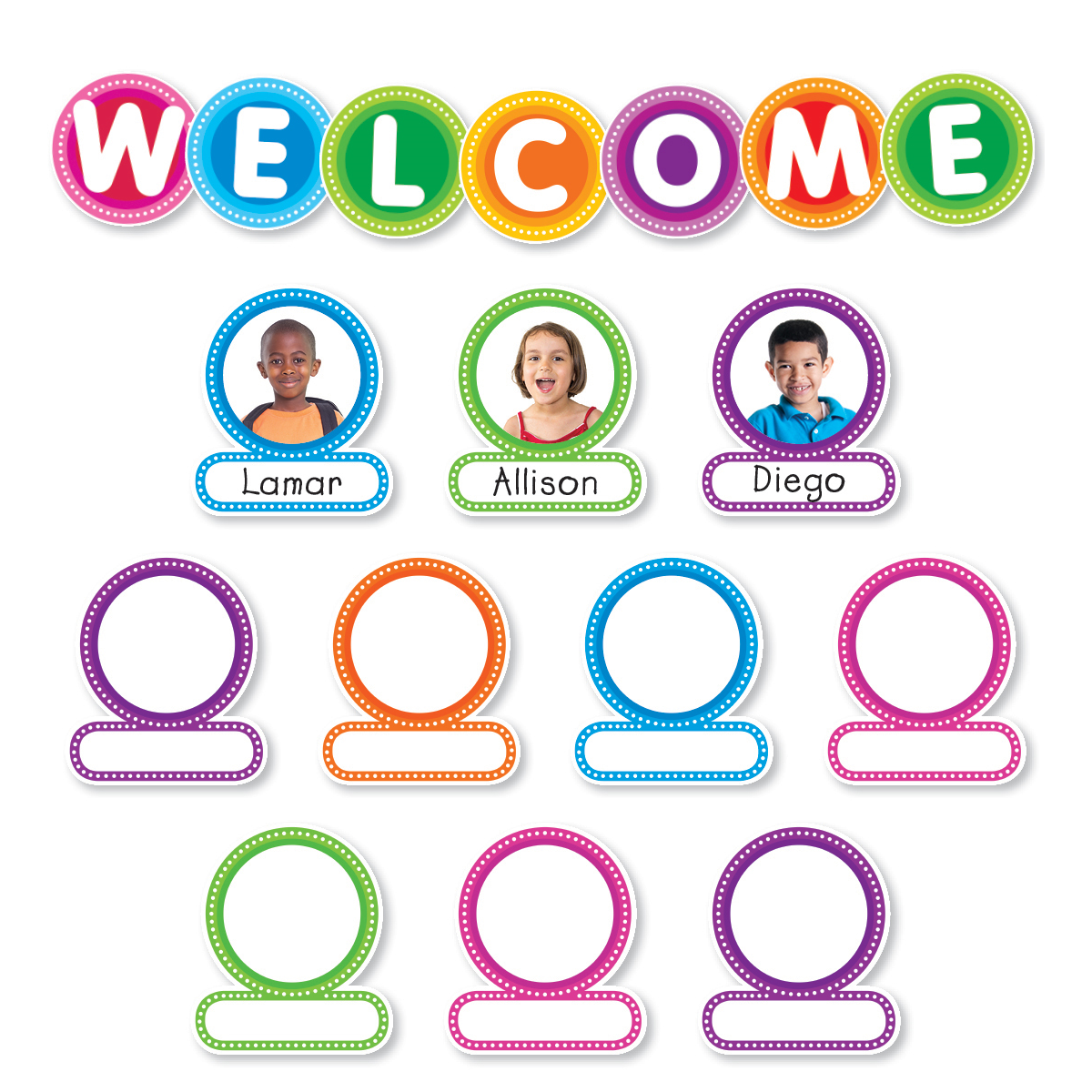 Color Your Classroom Bulletin Board Set Becker's