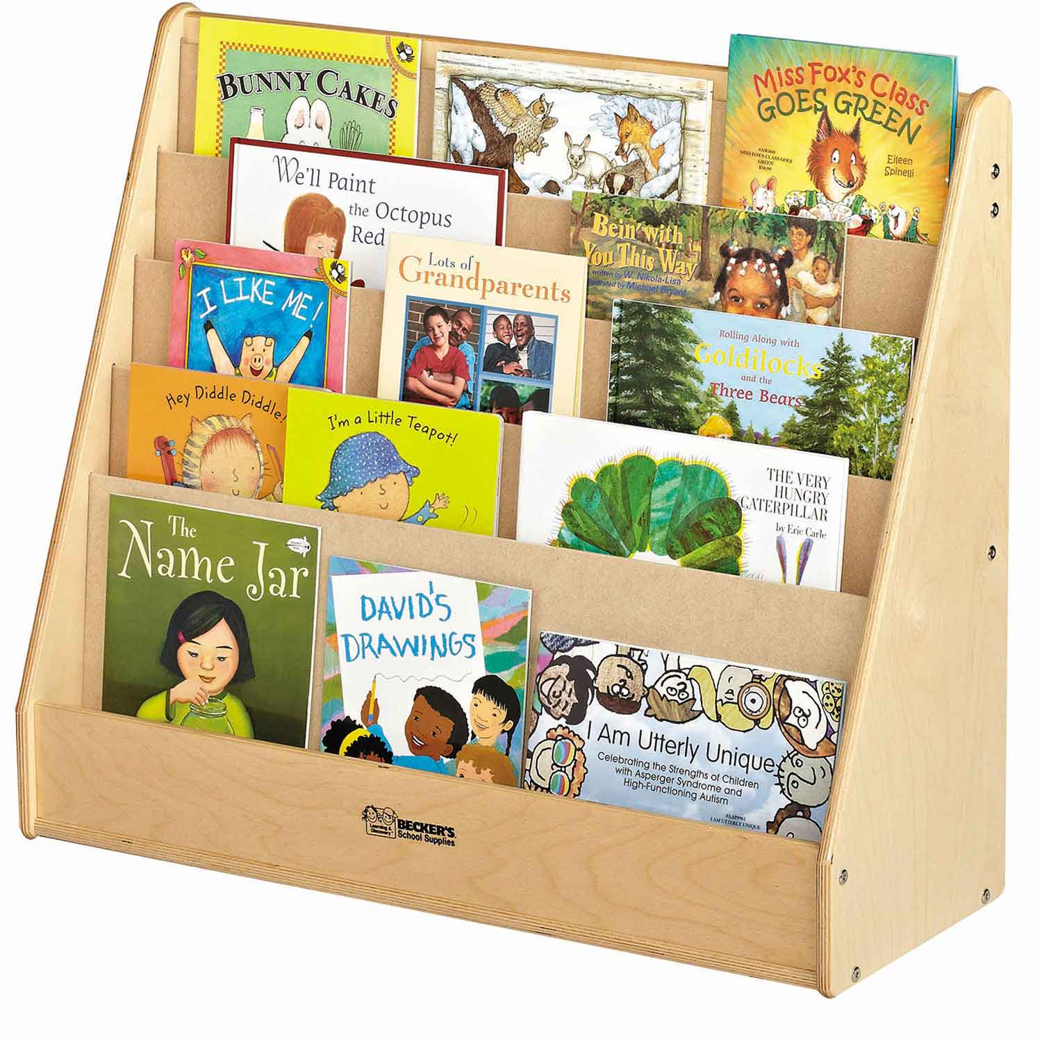 5 Shelf Book Display for Preschoolers | Becker's