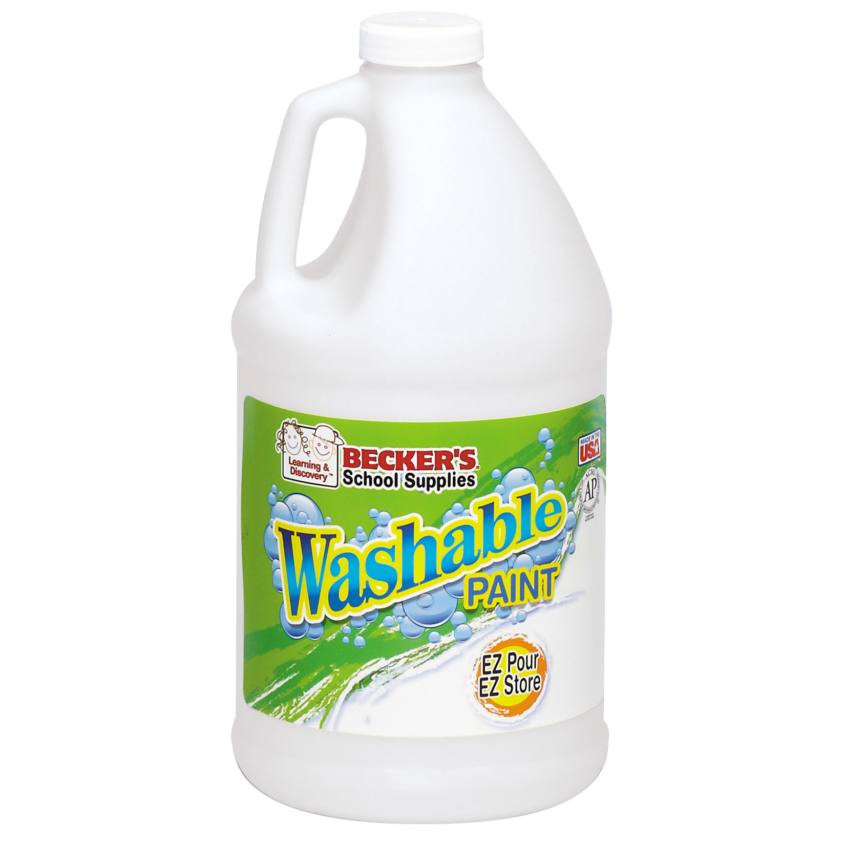 Becker's Washable Tempera Paint, Half Gallons Becker's