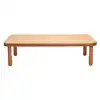 Angeles® BaseLine® Tables, Rectangle 30" X 60", Caramel Brown, 16"
