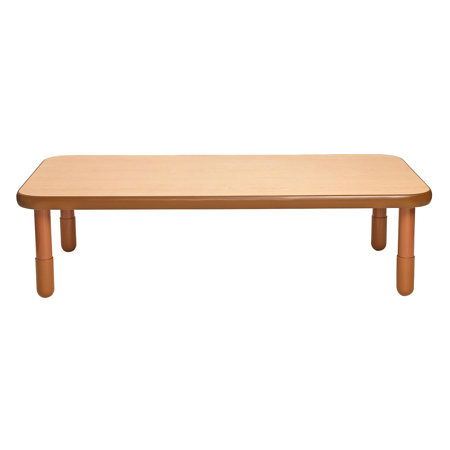 Angeles® BaseLine® Tables, Rectangle 30" X 60", Caramel Brown, 16"