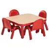 "Angeles® BaseLine® Tables, Round 36"", Red, 18"""