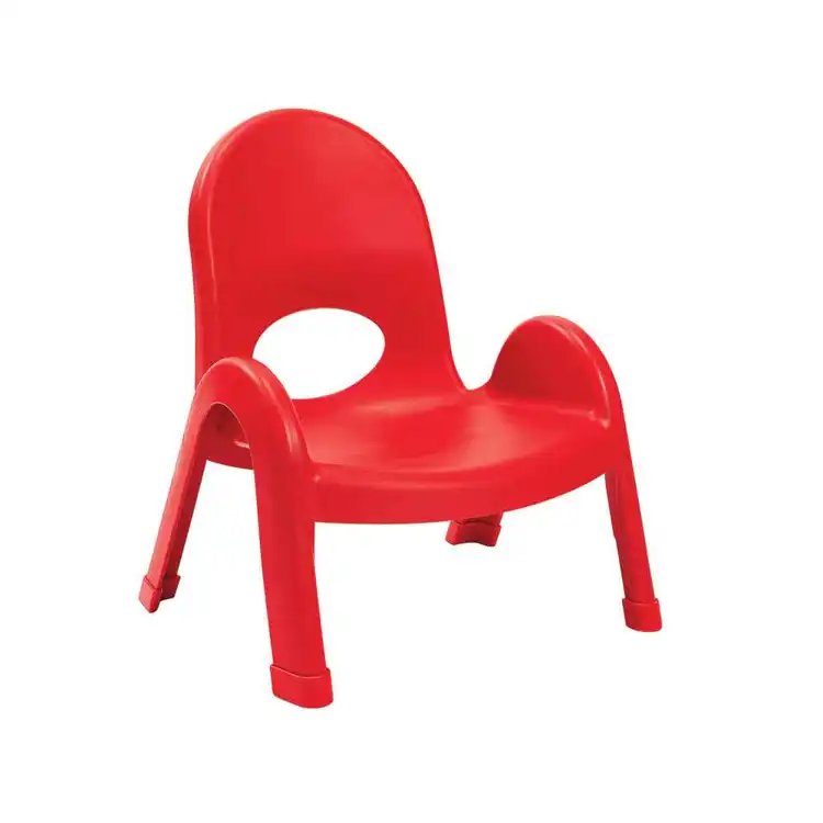 Angeles® Value Line® Stack Chairs, Candy Apple Red, 7"