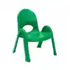 Angeles® Value Line® Stack Chairs, Shamrock Green, 9"