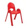 Angeles® Value Line® Stack Chairs, Candy Apple Red, 13"