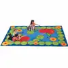 ABC Caterpillar Classroom Rug, Rectangle 4'5" x 5'10"