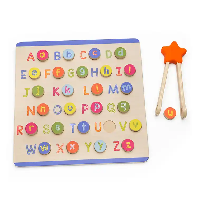 ABCs & Letter Sounds Wooden Puzzle