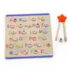 ABCs & Letter Sounds Wooden Puzzle