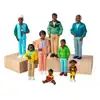 African-American Pretend Play Family