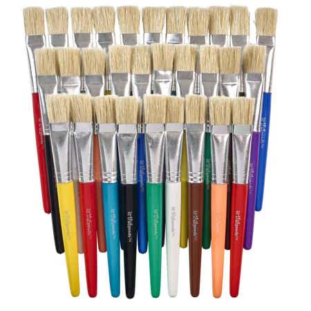 Artful Goods™ Stubby Brush Bucket, Flat Brushes
