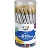 Artful Goods™ Stubby Brush Buckets, Round Brushes