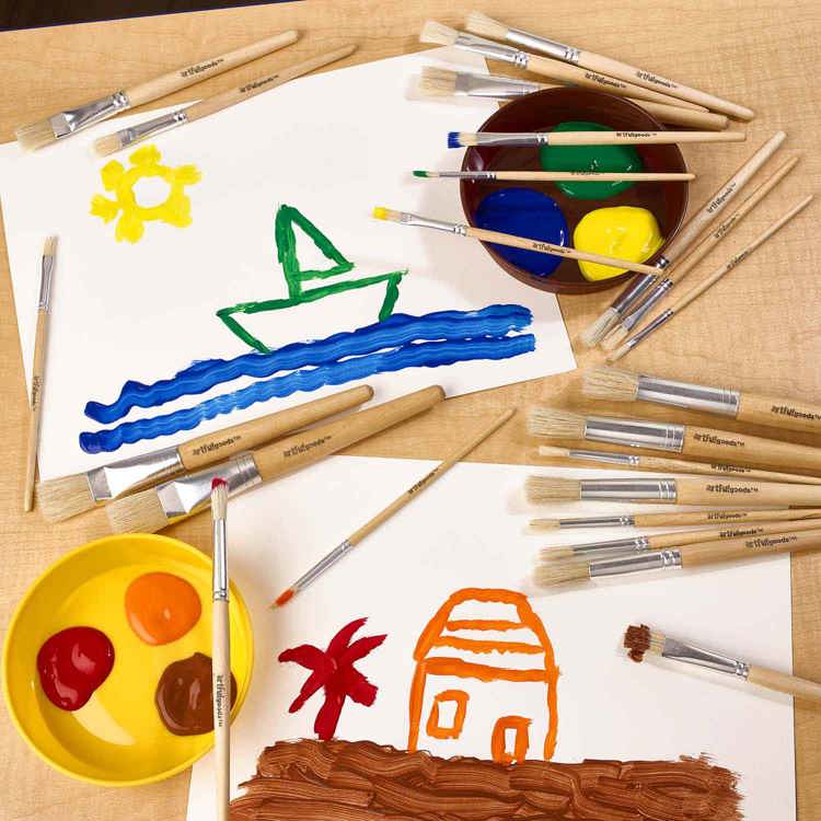 Artful Goods™ Preschool Paint Brush Assortment