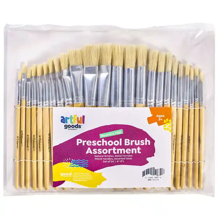 Artful Goods® Preschool Paint Brush Assortment