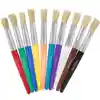 Artful Goods® Round Stubby Brushes with Metal Ferrules