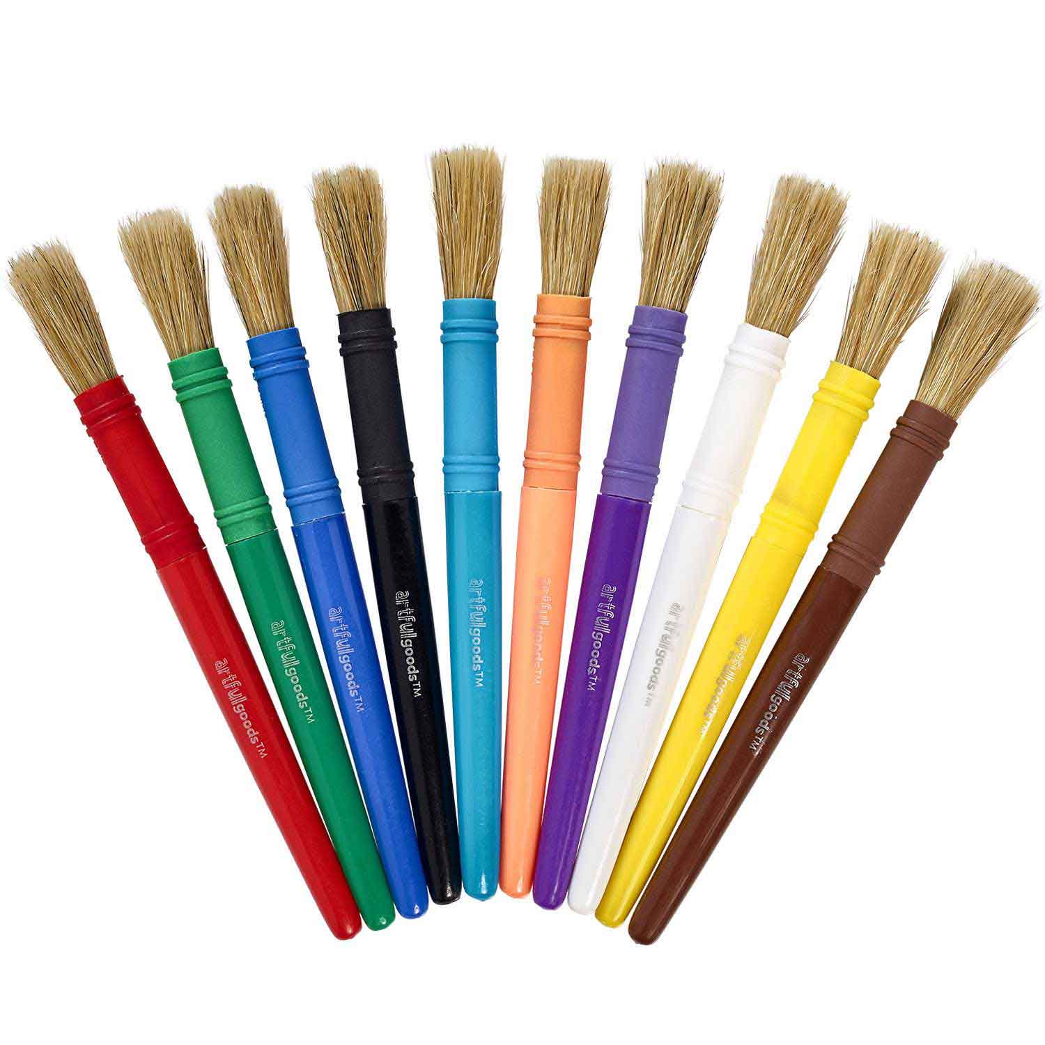 Drawing Pencils With( Blending Stumps Round And Flat Brush set