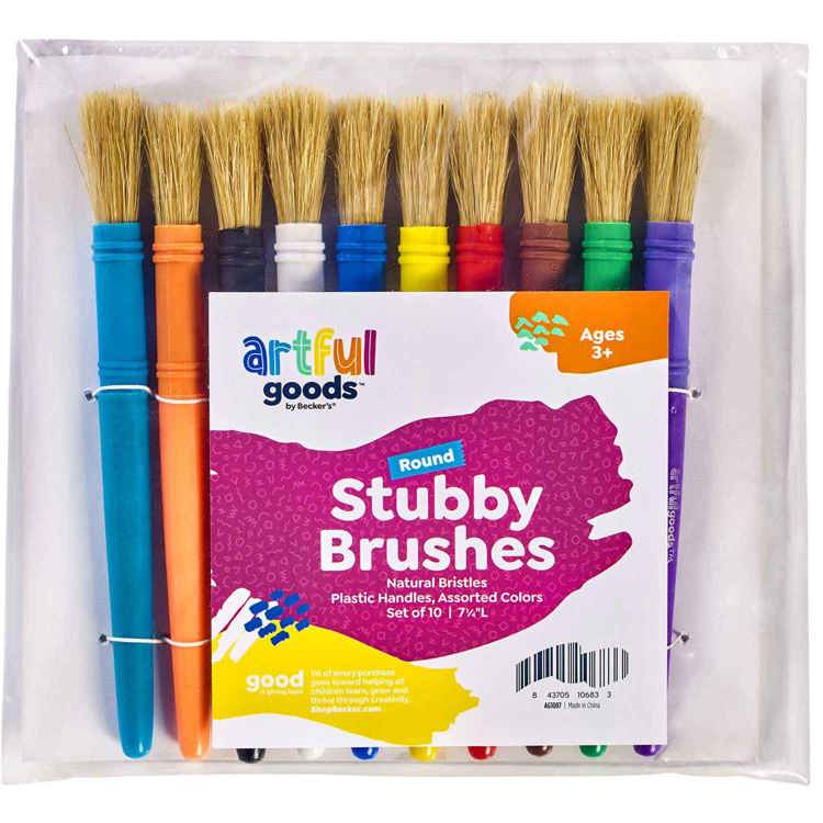 Artful Goods™ Round Stubby Brushes
