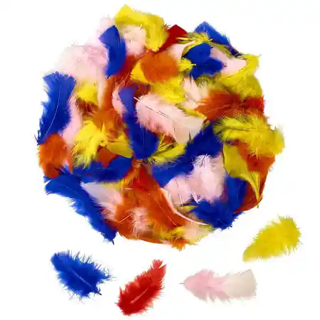 Artful Goods® Feathers, Hot Colors