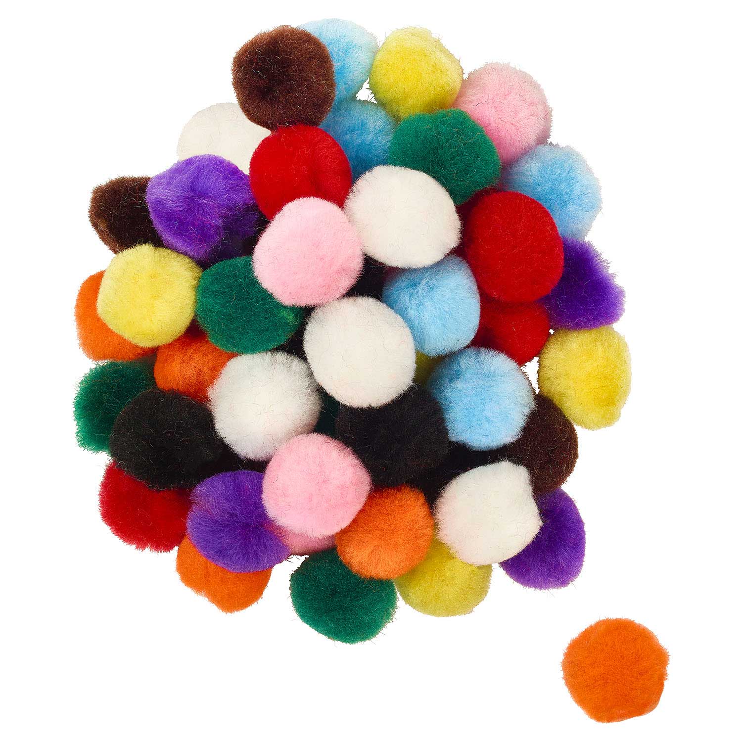 Artful Goods® Mini Pom Poms, Bright Colors