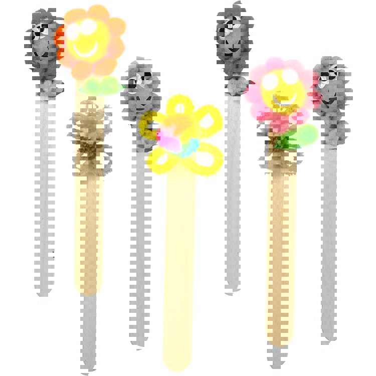 Artful Goods® Pom Poms Bright Colors, 1"