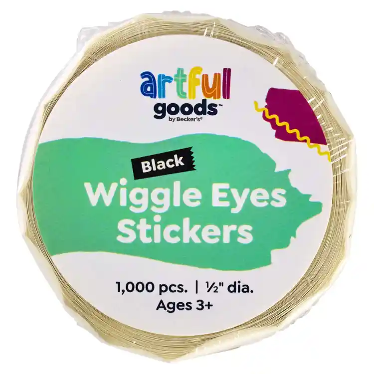 Artful Goods® Wiggle Eyes Stickers