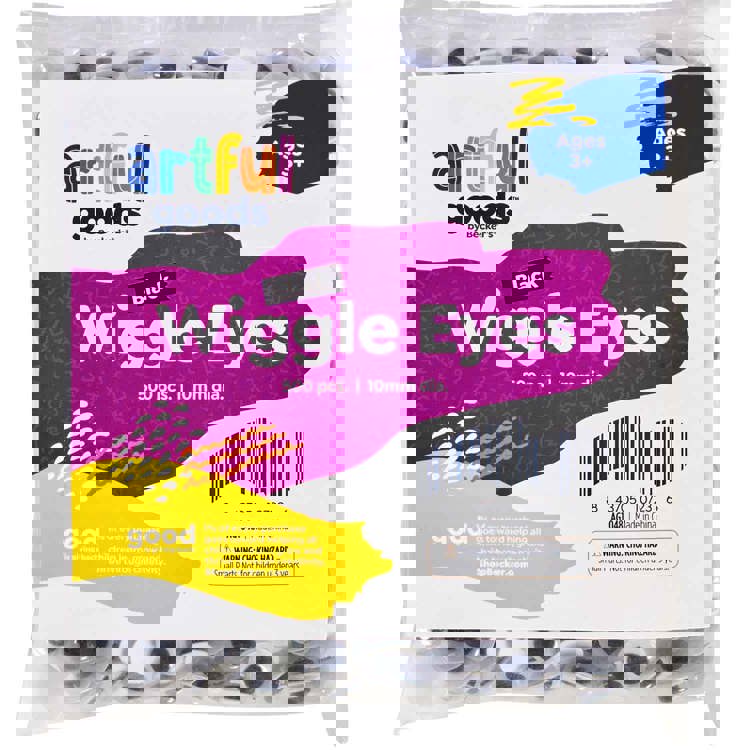 Artful Goods® Black Wiggle Eyes Classpack