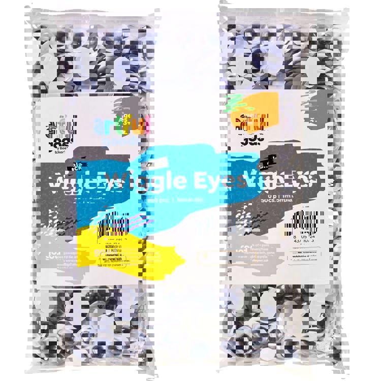Artful Goods® Black Wiggle Eyes Classpack