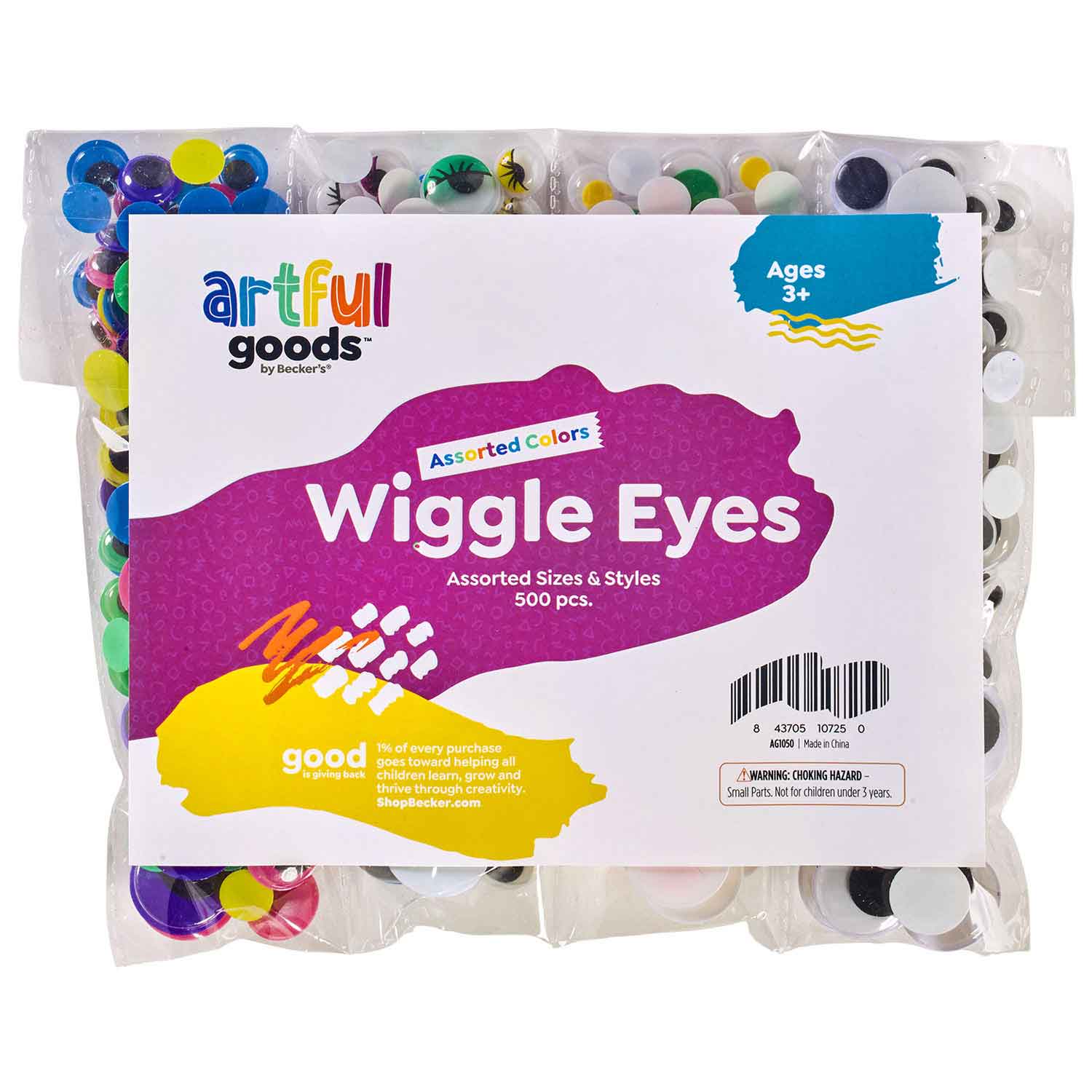 Artful Goods® Mixed Bag Wiggle Eyes