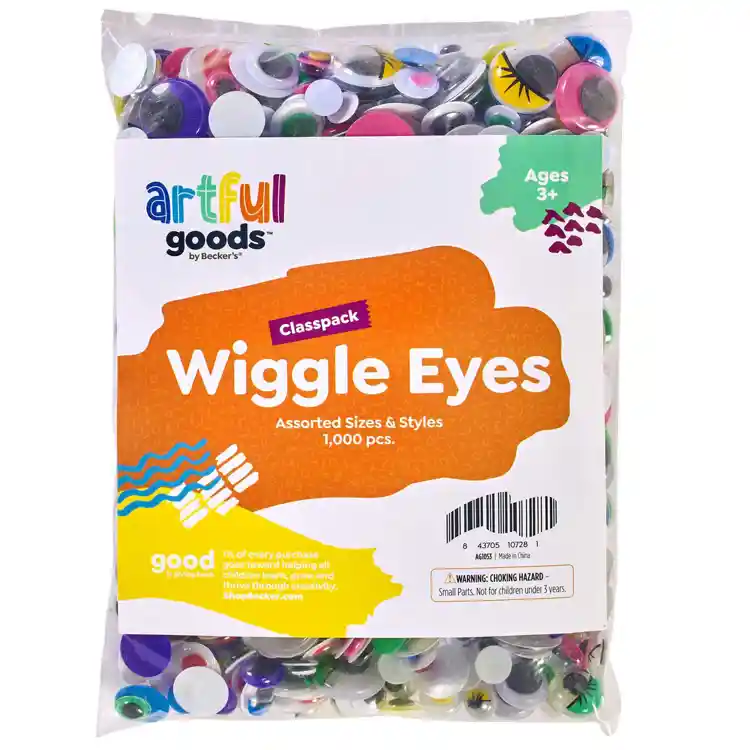 Artful Goods® Mixed Bag Wiggle Eyes