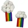 Artful Goods® Wood Craft Sticks, Regular Size, Bright Colors