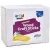 Artful Goods® Wood Craft Sticks, Jumbo Size