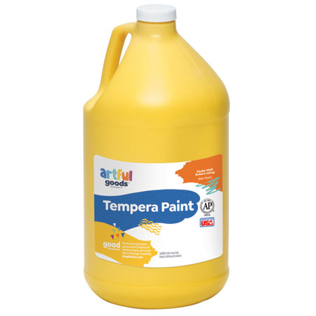 Artful Goods™ Tempera Paint, Gallon - Yellow
