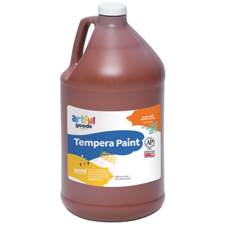 Artful Goods™ Tempera Paint, Gallon - Brown