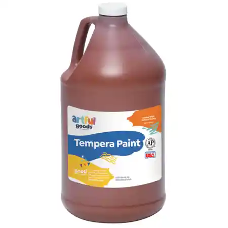 Artful Goods® Tempera Paint, Gallon - Brown