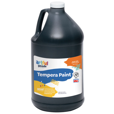 Artful Goods™ Tempera Paint, Gallon - Black