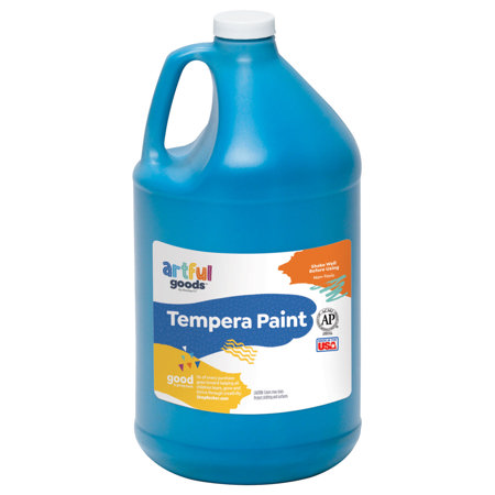 Artful Goods™ Tempera Paint, Gallon - Turquoise