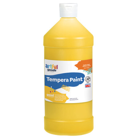 Artful Goods™ Tempera Paint, Quart - Yellow