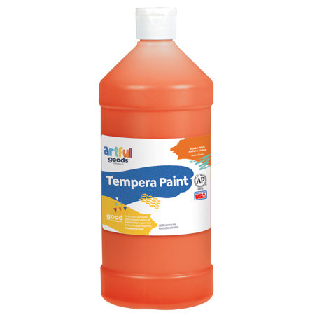 Artful Goods® Tempera Paint, Quart - Orange