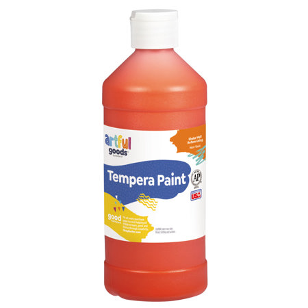 Artful Goods™ Tempera Paint, Pint - Orange