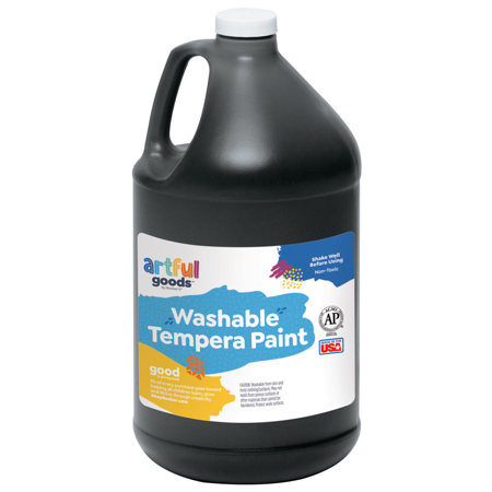 Artful Goods® Washable Paint, Gallon - Black