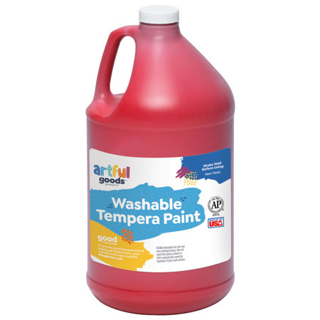 Artful Goods® Washable Paint, Gallon - Red