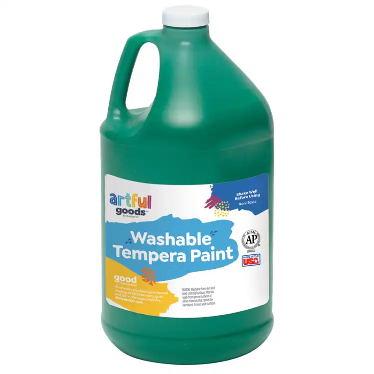 Artful Goods® Washable Paint, Gallon - Green