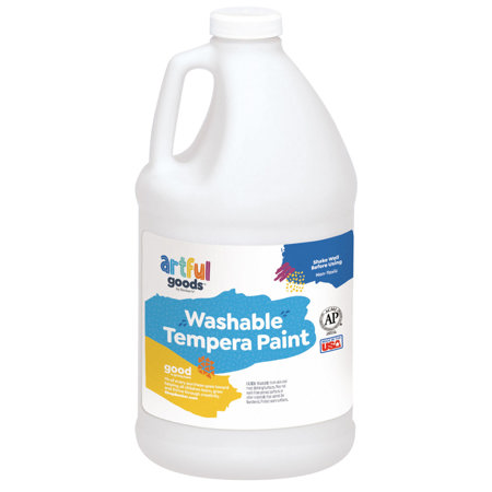Artful Goods® Washable Paint, Half Gallon - White