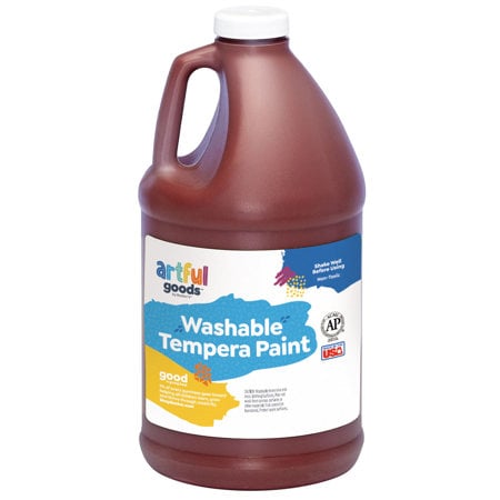 Artful Goods™ Washable Paint, Half Gallon - Brown