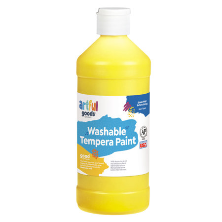 Artful Goods® Washable Paint, Pint - Yellow